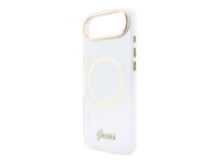 Capa MagSafe metálica com script IML para iPhone Air - Transparente Capa MagSafe metálica com script IML para iPhone Air - Transparente