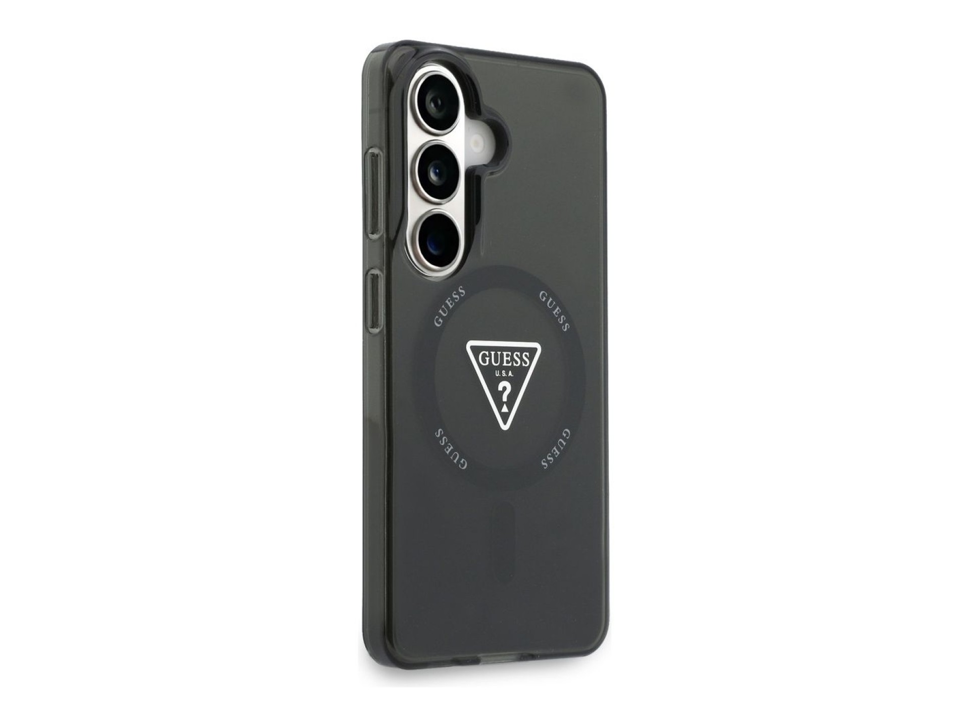 Guess IML Gradient Triangle MagSafe Case for Samsung Galaxy S26 - Black