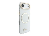 Capa MagSafe metálica com script IML para iPhone Air - Transparente Capa MagSafe metálica com script IML para iPhone Air - Transparente