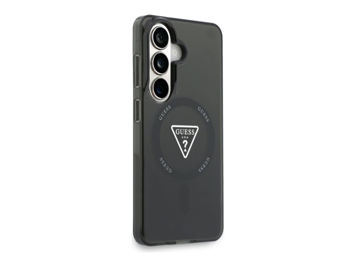 Guess IML Gradient Triangle MagSafe Case for Samsung Galaxy S26 - Black
