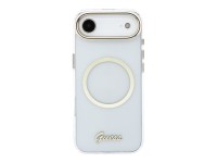 Capa MagSafe metálica com script IML para iPhone Air - Transparente Capa MagSafe metálica com script IML para iPhone Air - Transparente