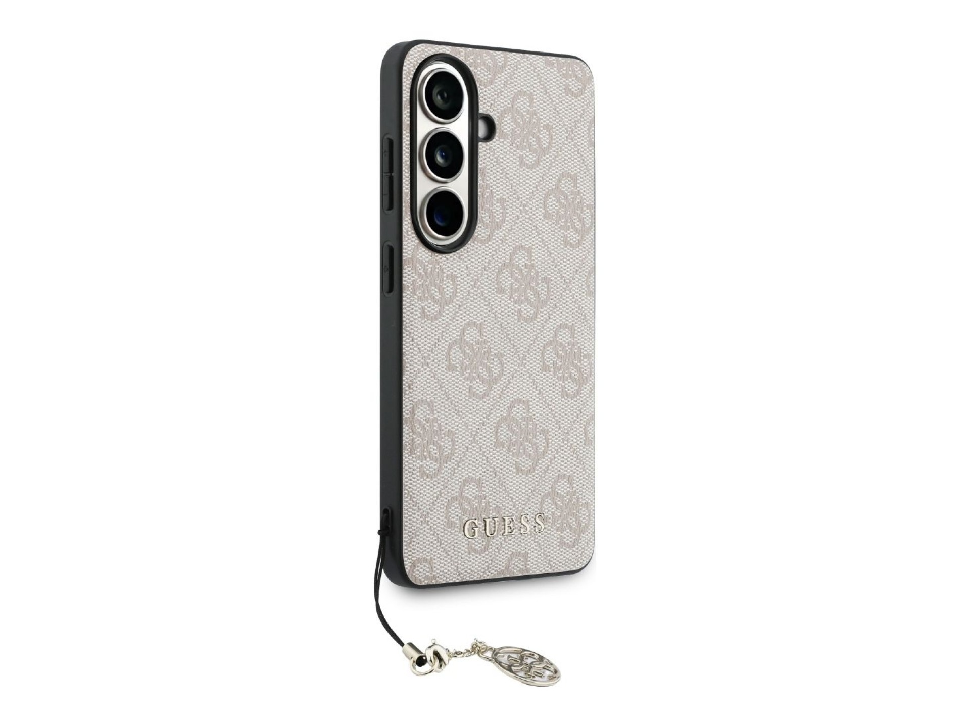 Capa Guess 4G Classic Logo Charm MagSafe para Samsung Galaxy S26 - Rosa