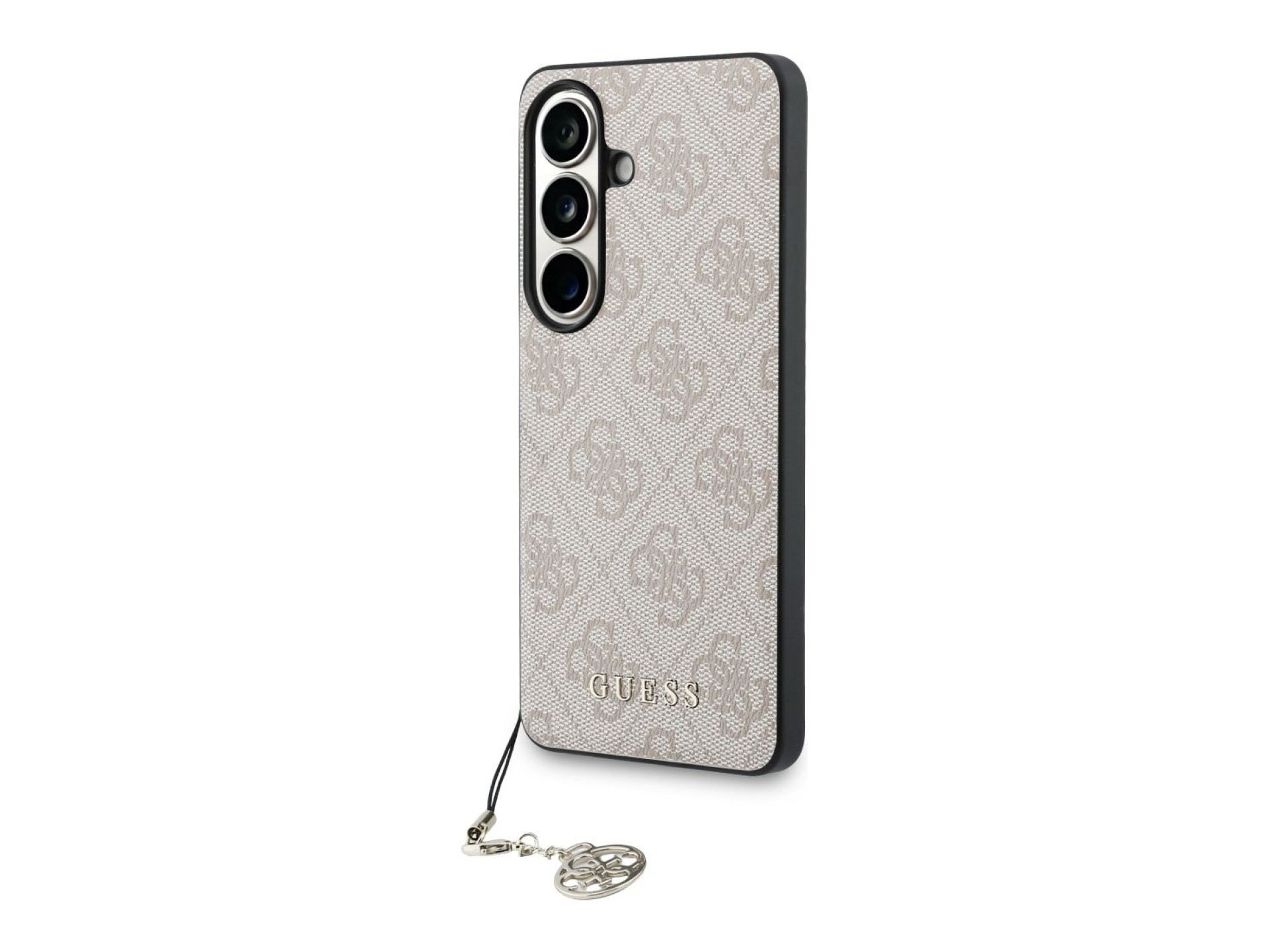 Capa Guess 4G Classic Logo Charm MagSafe para Samsung Galaxy S26 - Rosa