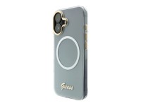 Funda metálica MagSafe Guess IML Gradient Script para iPhone 17 - Blanca Funda metálica MagSafe Guess IML Gradient Script para iPhone 17 - Blanca