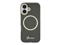 Guess IML Script Metal MagSafe Case for iPhone 17 - Black Guess IML Script Metal MagSafe Case for iPhone 17 - Black