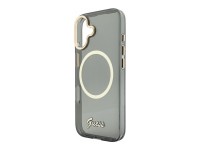 Guess IML Script Metal MagSafe Case for iPhone 17 - Black Guess IML Script Metal MagSafe Case for iPhone 17 - Black