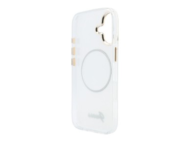 Guess IML Gradient Script Metal MagSafe Case for iPhone 17 - White Guess IML Gradient Script Metal MagSafe Case for iPhone 17 - White