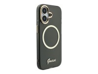 Guess IML Script Metal MagSafe Case for iPhone 17 - Black Guess IML Script Metal MagSafe Case for iPhone 17 - Black