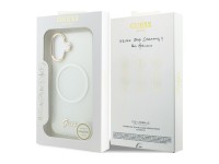 Funda metálica MagSafe Guess IML Gradient Script para iPhone 17 - Blanca Funda metálica MagSafe Guess IML Gradient Script para iPhone 17 - Blanca
