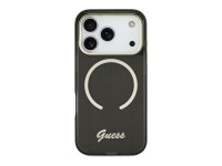 Guess IML Script Metal MagSafe Case for iPhone 17 - Black Guess IML Script Metal MagSafe Case for iPhone 17 - Black