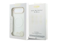 Guess IML Gradient Script Metal MagSafe Case for iPhone Air - White Guess IML Gradient Script Metal MagSafe Case for iPhone Air - White