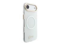 Funda metálica MagSafe Guess IML Gradient Script para iPhone Air - Blanca Funda metálica MagSafe Guess IML Gradient Script para iPhone Air - Blanca