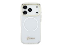 Guess IML Gradient Script Metal MagSafe Case for iPhone Air - White Guess IML Gradient Script Metal MagSafe Case for iPhone Air - White