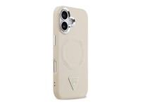 Funda Guess Triangle Logo MagSafe para iPhone 17 - Beige Funda Guess Triangle Logo MagSafe para iPhone 17 - Beige