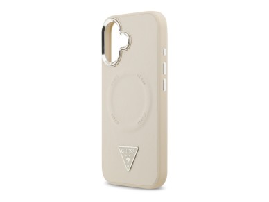 Guess Triangle Logo MagSafe Case for iPhone 17 - Beige Guess Triangle Logo MagSafe Case for iPhone 17 - Beige