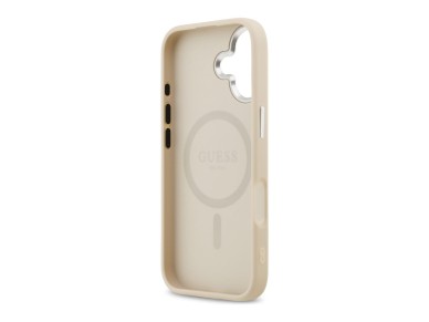 Guess Triangle Logo MagSafe Case for iPhone 17 - Beige Guess Triangle Logo MagSafe Case for iPhone 17 - Beige