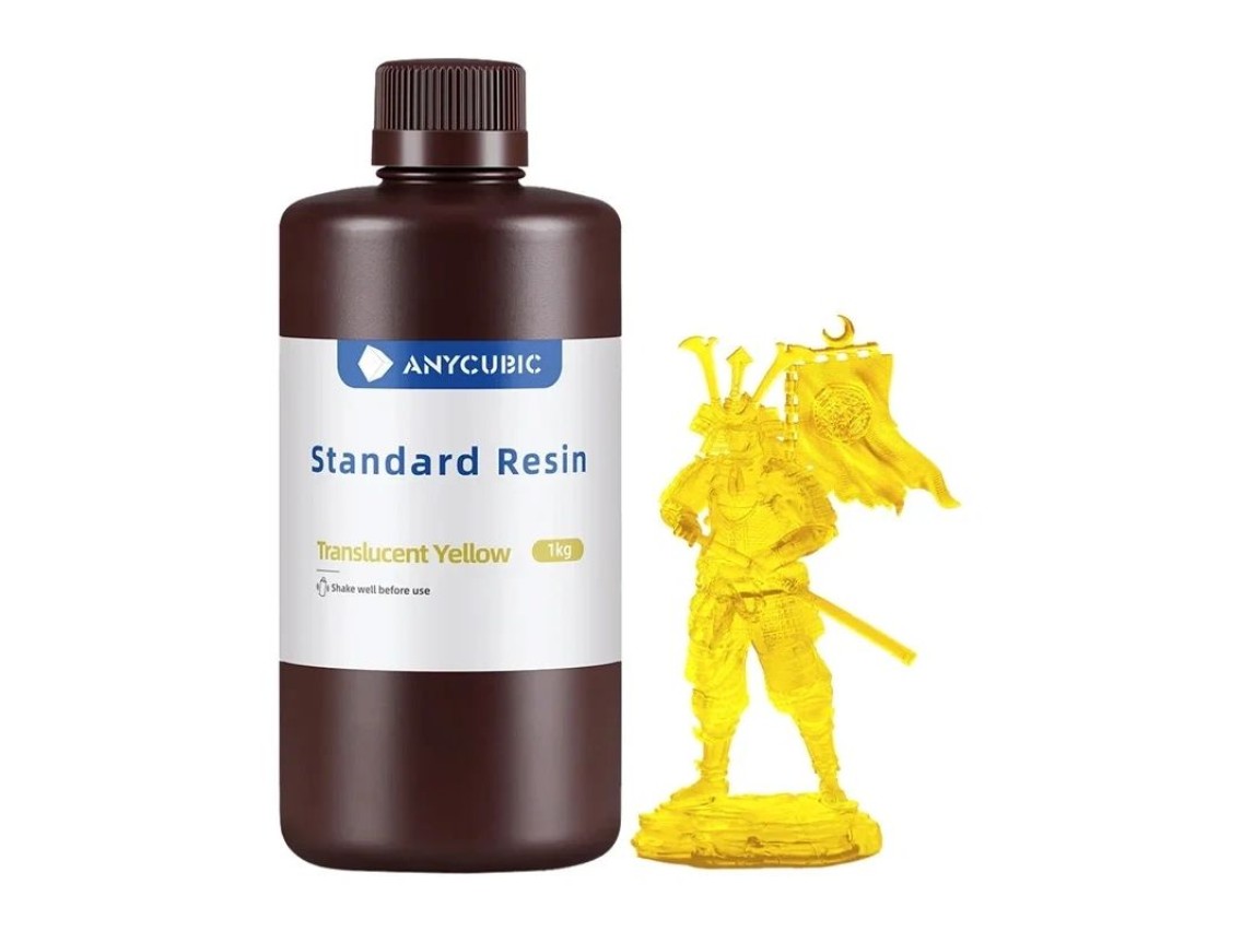 Resina estándar ANYCUBIC (amarillo transparente)