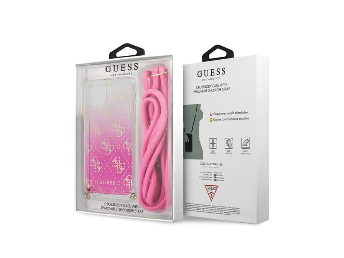Capa Guess 4G Gradient para iPhone 11 Pro - Rosa