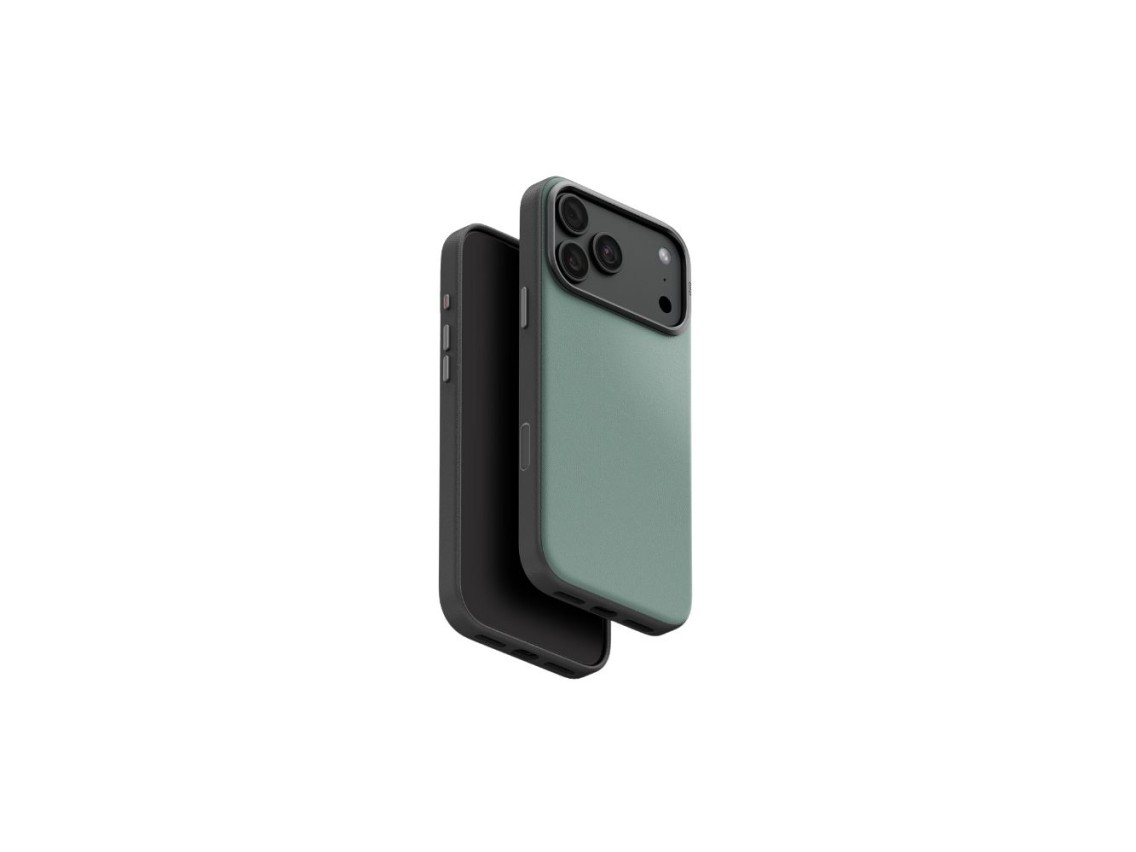 Capa de carregamento Uniq Lyden DS Magclick para iPhone 18 Pro Max/17 Pro Max - Verde