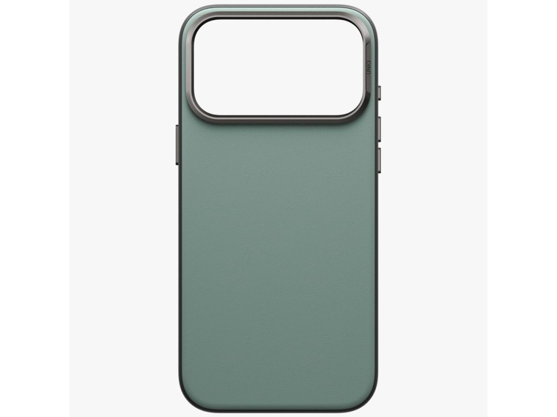 Capa de carregamento Uniq Lyden DS Magclick para iPhone 18 Pro Max/17 Pro Max - Verde