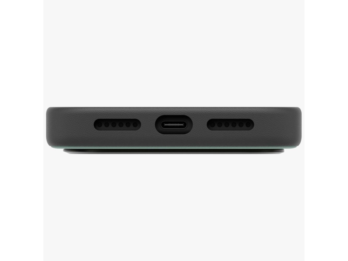 Capa de carregamento Uniq Lyden DS Magclick para iPhone 18 Pro Max/17 Pro Max - Verde