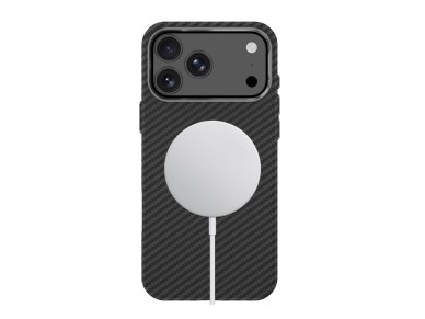 Tech-Protect Ion Carbon MagSafe Case for iPhone 18 Pro / 17 Pro - Black & Silver Tech-Protect Ion Carbon MagSafe Case for iPhone 18 Pro / 17 Pro - Black & Silver