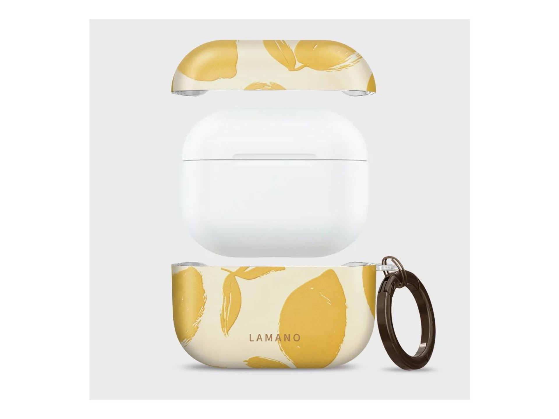 Funda Lamano Tech-Protect para AirPods Pro 3 - Amarilla y blanca