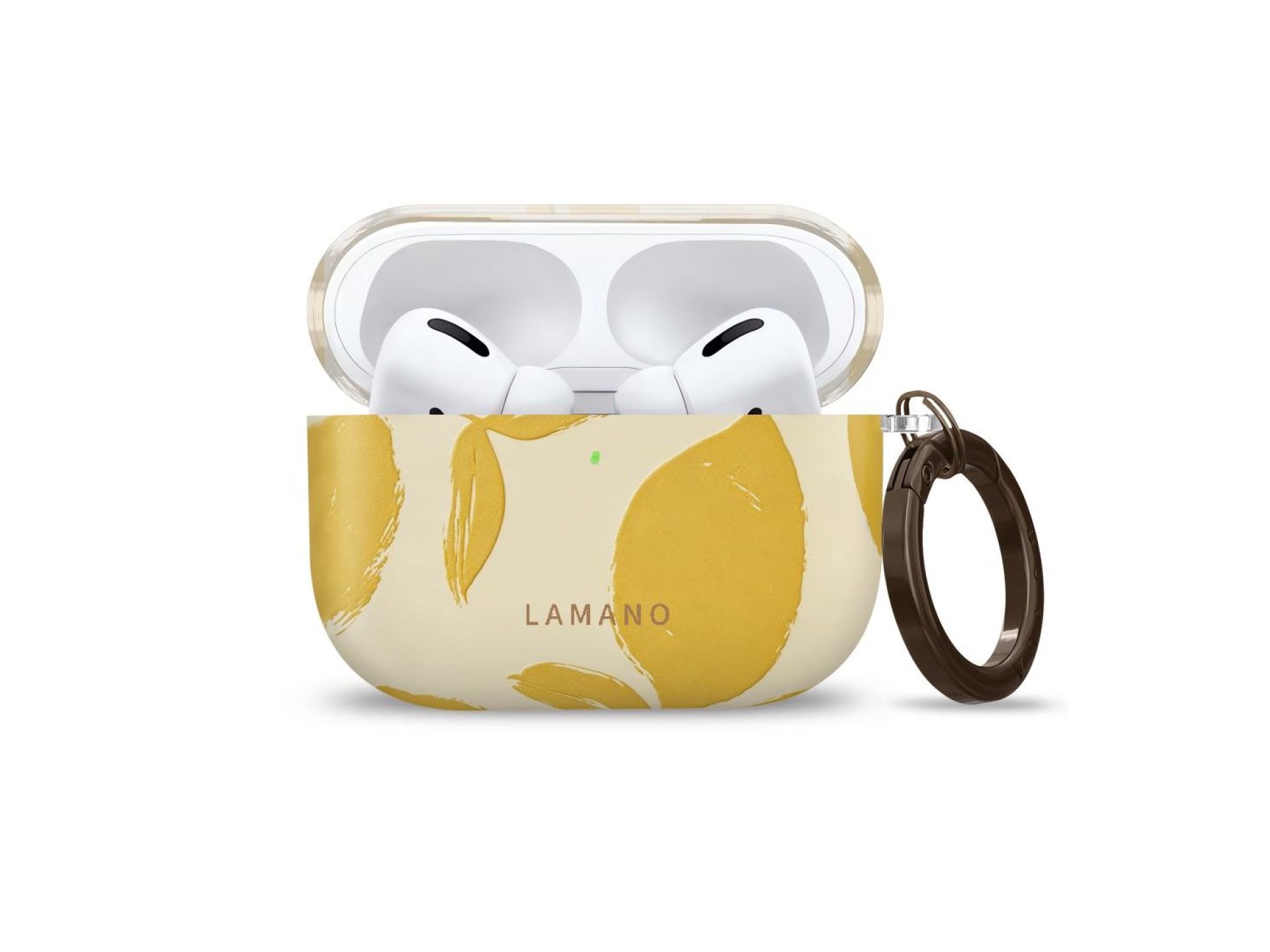 Funda Lamano Tech-Protect para AirPods Pro 3 - Amarilla y blanca