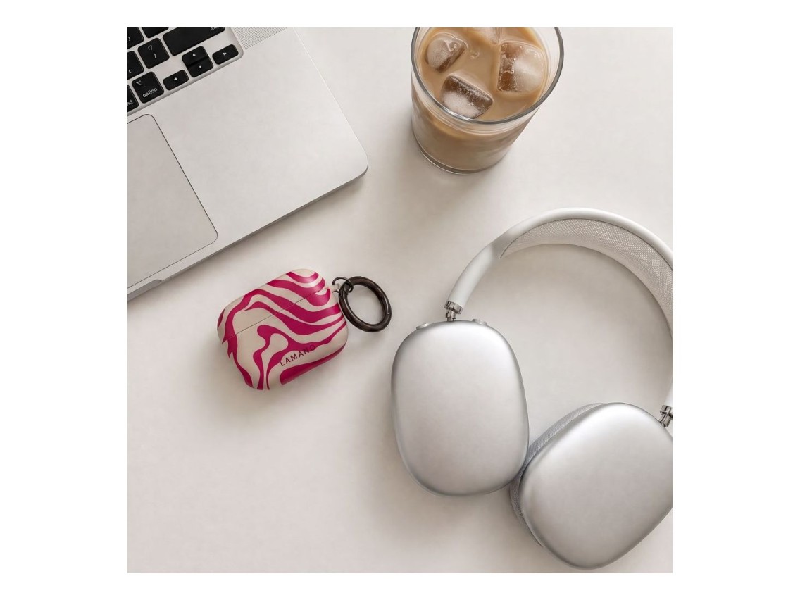 Lamano Tech-Protect Case for AirPods Pro 3 - Pink and Beige