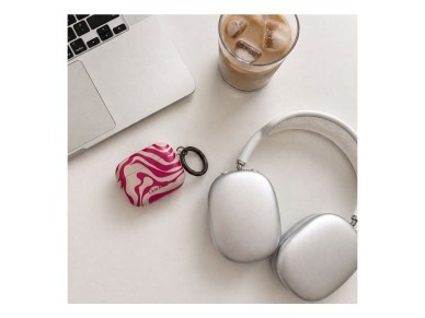 Capa protetora Lamano Tech-Protect para AirPods Pro 3 - Rosa e Bege Capa protetora Lamano Tech-Protect para AirPods Pro 3 - Rosa e Bege