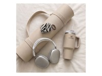 Tech-Protect Lamano case for AirPods Pro 3 - black and beige Tech-Protect Lamano case for AirPods Pro 3 - black and beige