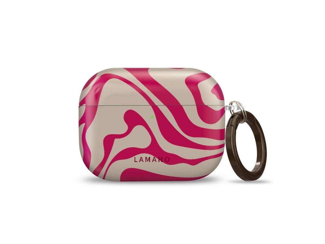 Lamano Tech-Protect Case for AirPods Pro 3 - Pink and Beige