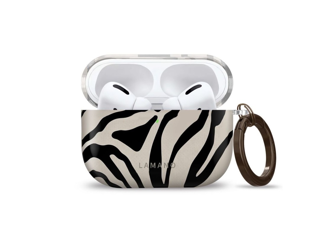 Tech-Protect Lamano case for AirPods Pro 3 - black and beige