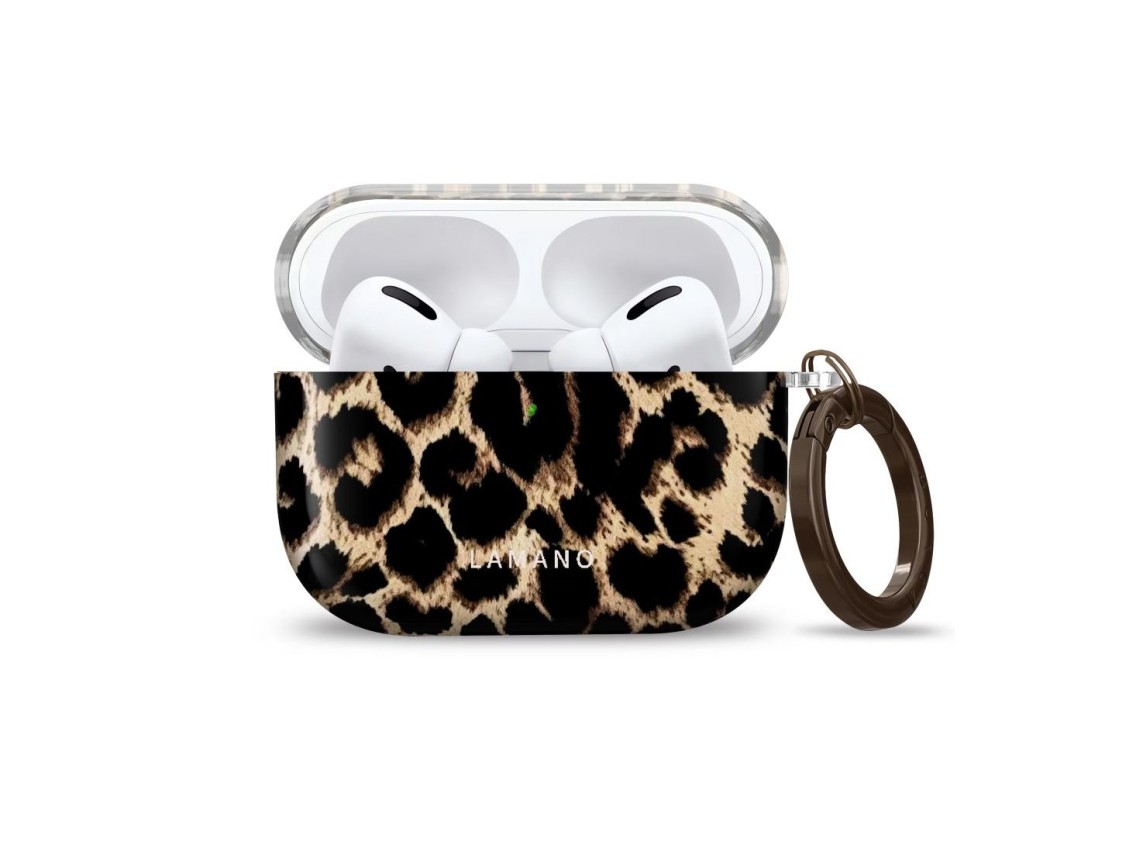 Tech-Protect Lamano case for AirPods Pro 3 - black and brown