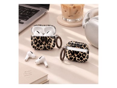 Tech-Protect Lamano case for AirPods Pro 3 - black and brown