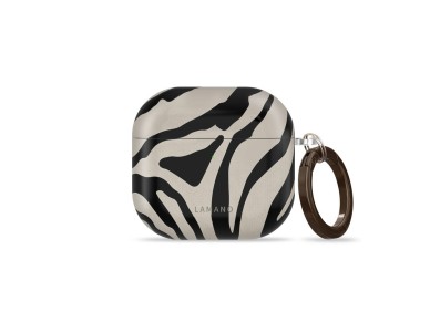 Tech-Protect Lamano case for AirPods 4 / 5 - black and beige Tech-Protect Lamano case for AirPods 4 / 5 - black and beige