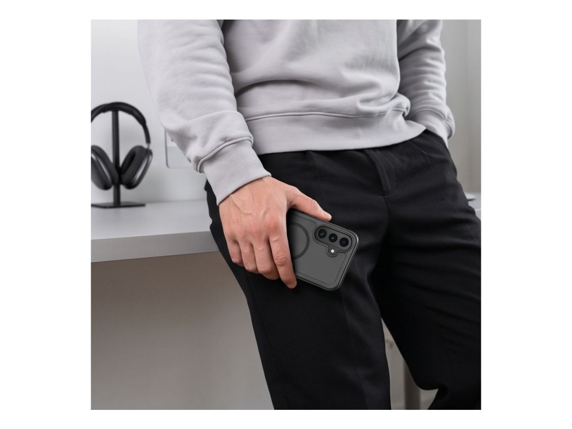 Tech-Protect Defense MagSafe Case for Samsung Galaxy S26 FE - Matte Black