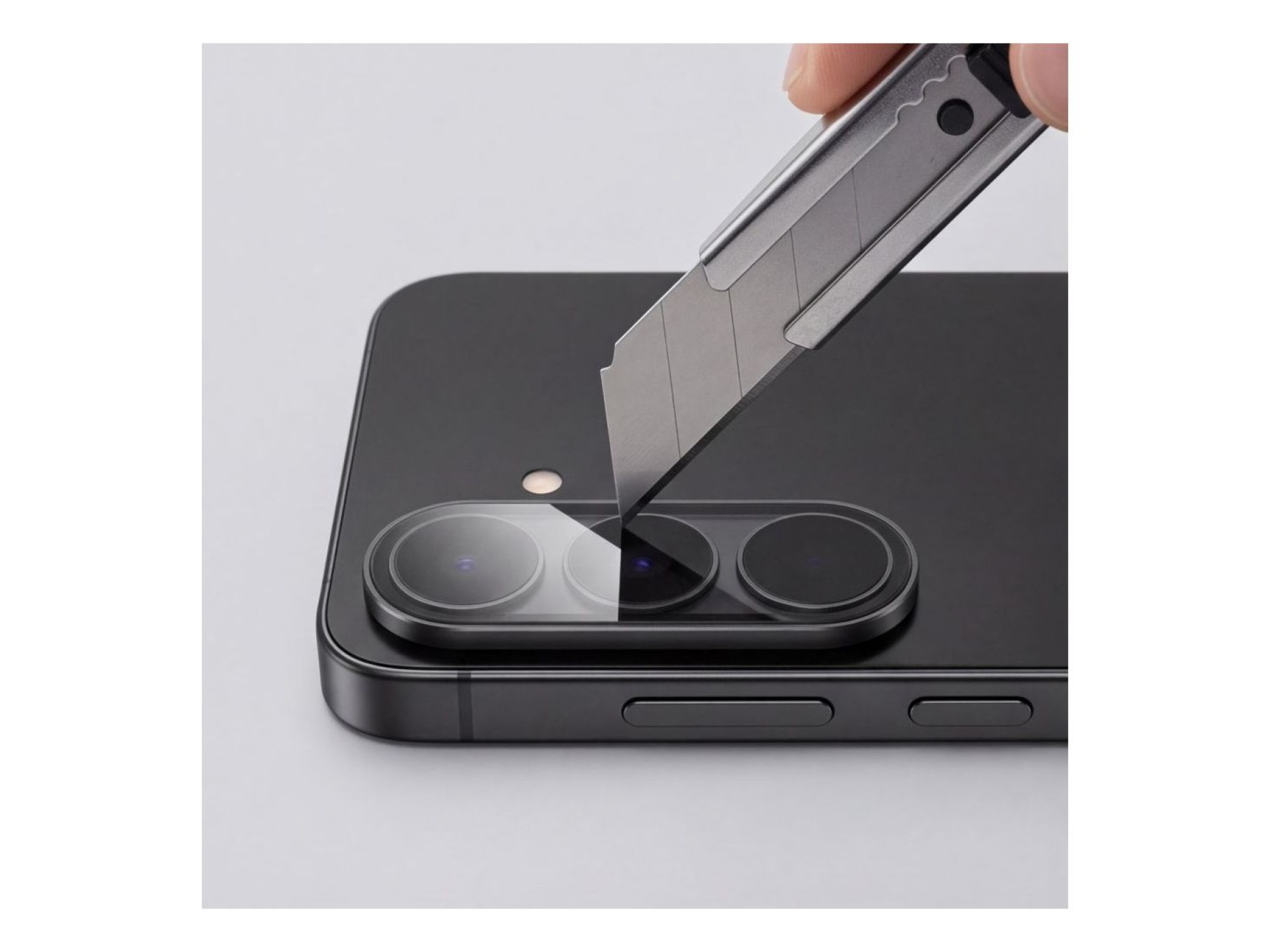 Protetor de ecrã de vidro temperado Tech-Protect Camring Fit+ para câmara do Samsung Galaxy S26 FE