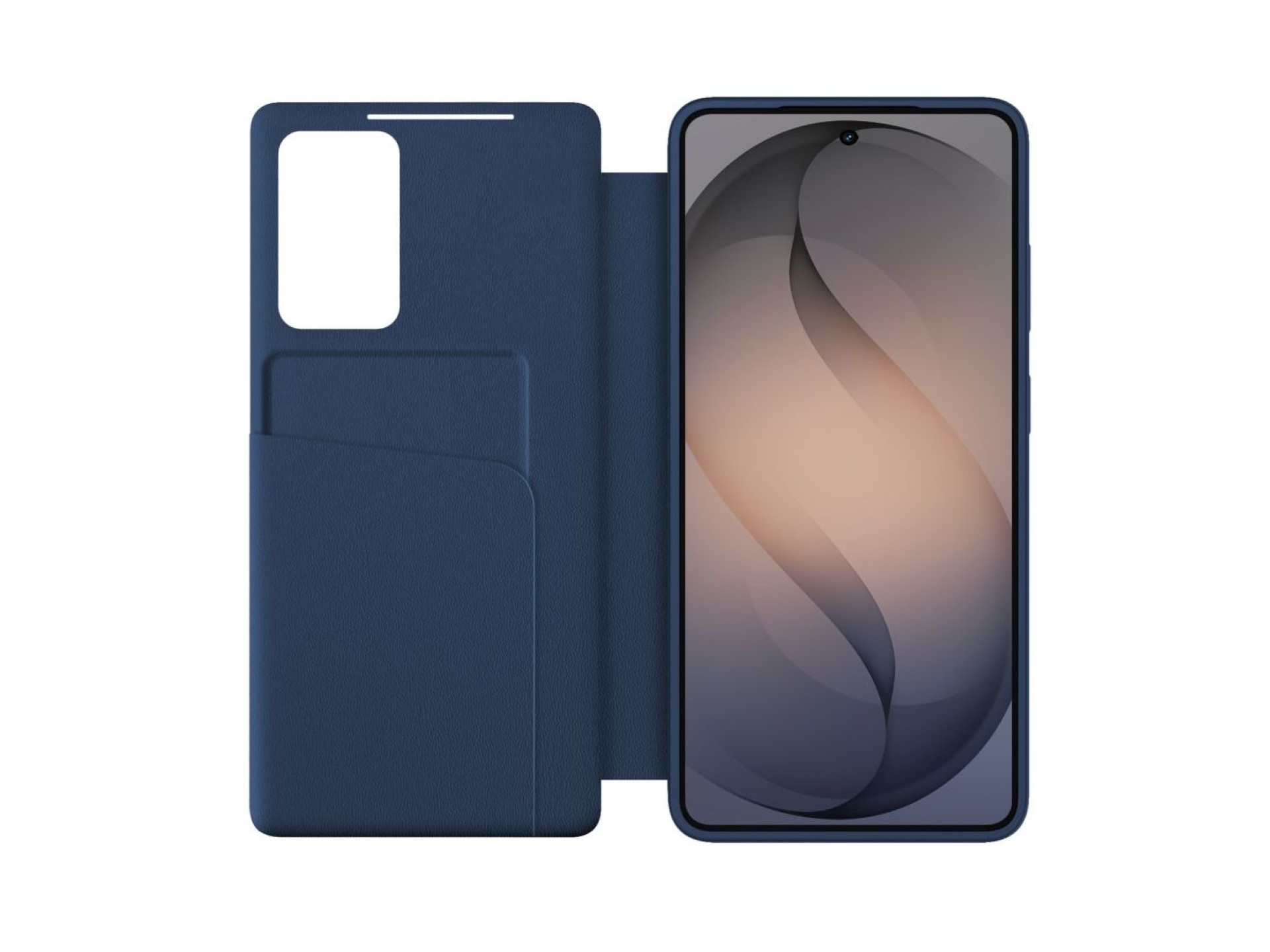 Capa carteira inteligente Tech-Protect para Samsung Galaxy S26 FE - Azul marinho mate