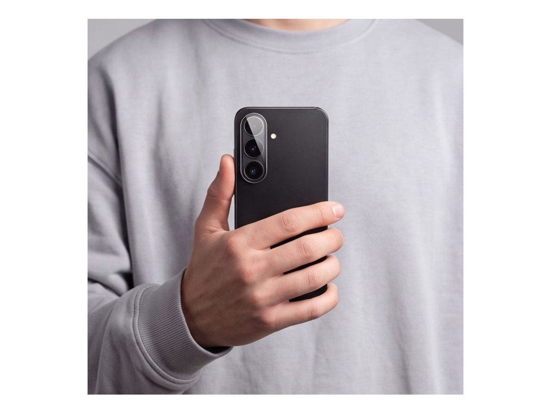 Protetor de ecrã de vidro temperado Tech-Protect Camring Fit+ para câmara do Samsung Galaxy S26 FE