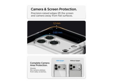 Spigen Ultra Hybrid Case for iPhone 18 Pro / 17 Pro - Transparent Spigen Ultra Hybrid Case for iPhone 18 Pro / 17 Pro - Transparent
