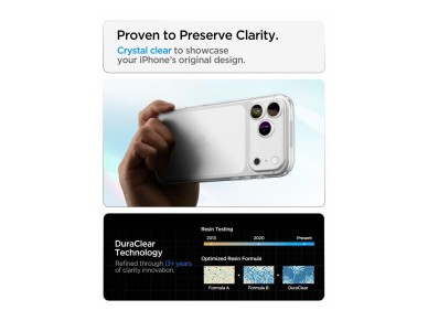 Spigen Ultra Hybrid Case for iPhone 18 Pro / 17 Pro - Transparent Spigen Ultra Hybrid Case for iPhone 18 Pro / 17 Pro - Transparent