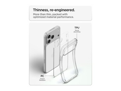 Spigen Ultra Hybrid Case for iPhone 18 Pro / 17 Pro - Transparent Spigen Ultra Hybrid Case for iPhone 18 Pro / 17 Pro - Transparent