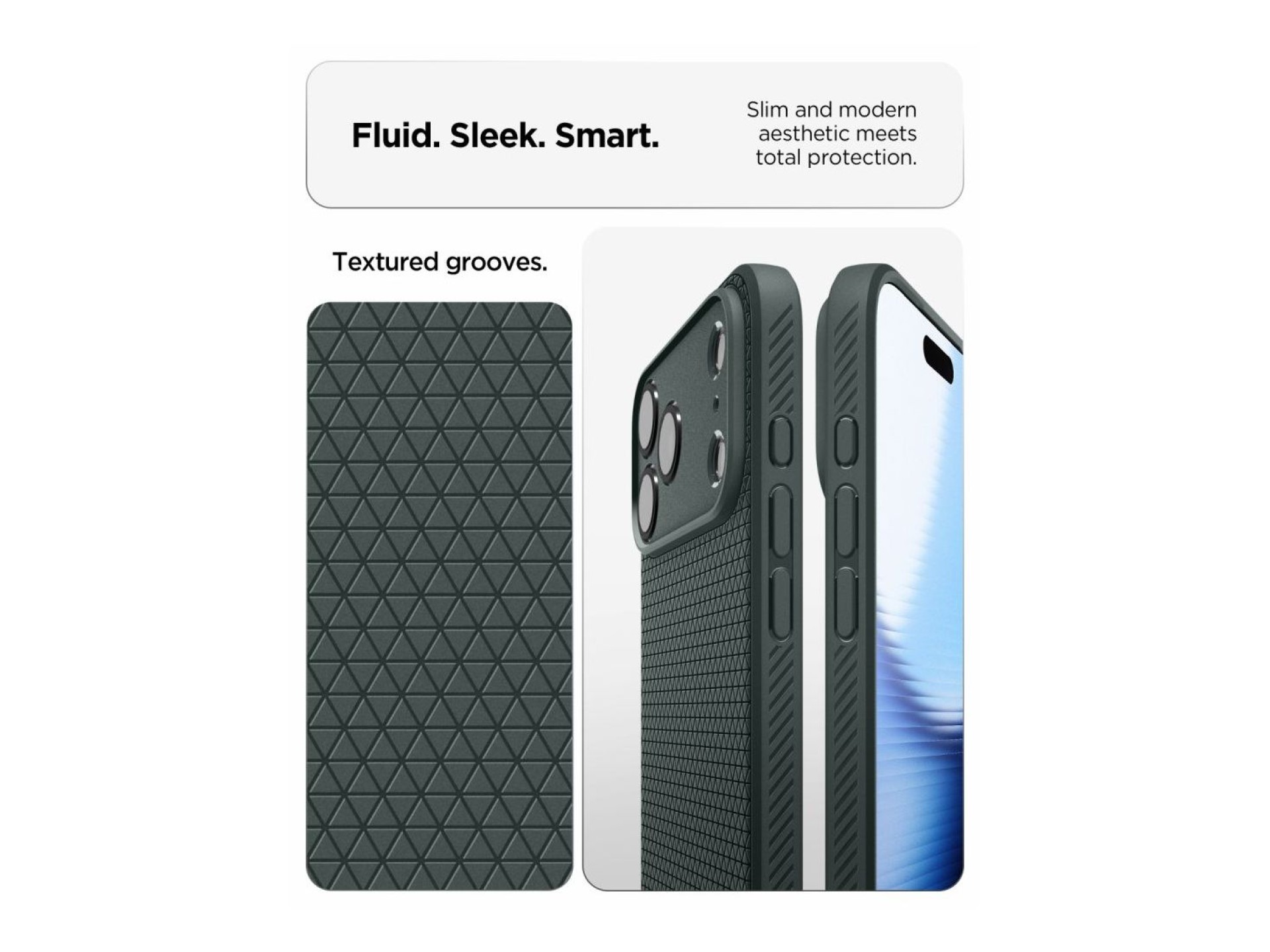 Capa Spigen Athlex Air para iPhone 18 Pro/17 Pro - Verde