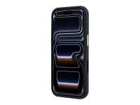 Guess Grained Round Strass Logo MagSafe Case for iPhone 18 Pro Max / 17 Pro Max - Burgundy