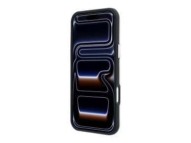 Capa MagSafe Guess com Logo Strass Redondo e Textura Granulada para iPhone 18 Pro Max / 17 Pro Max -