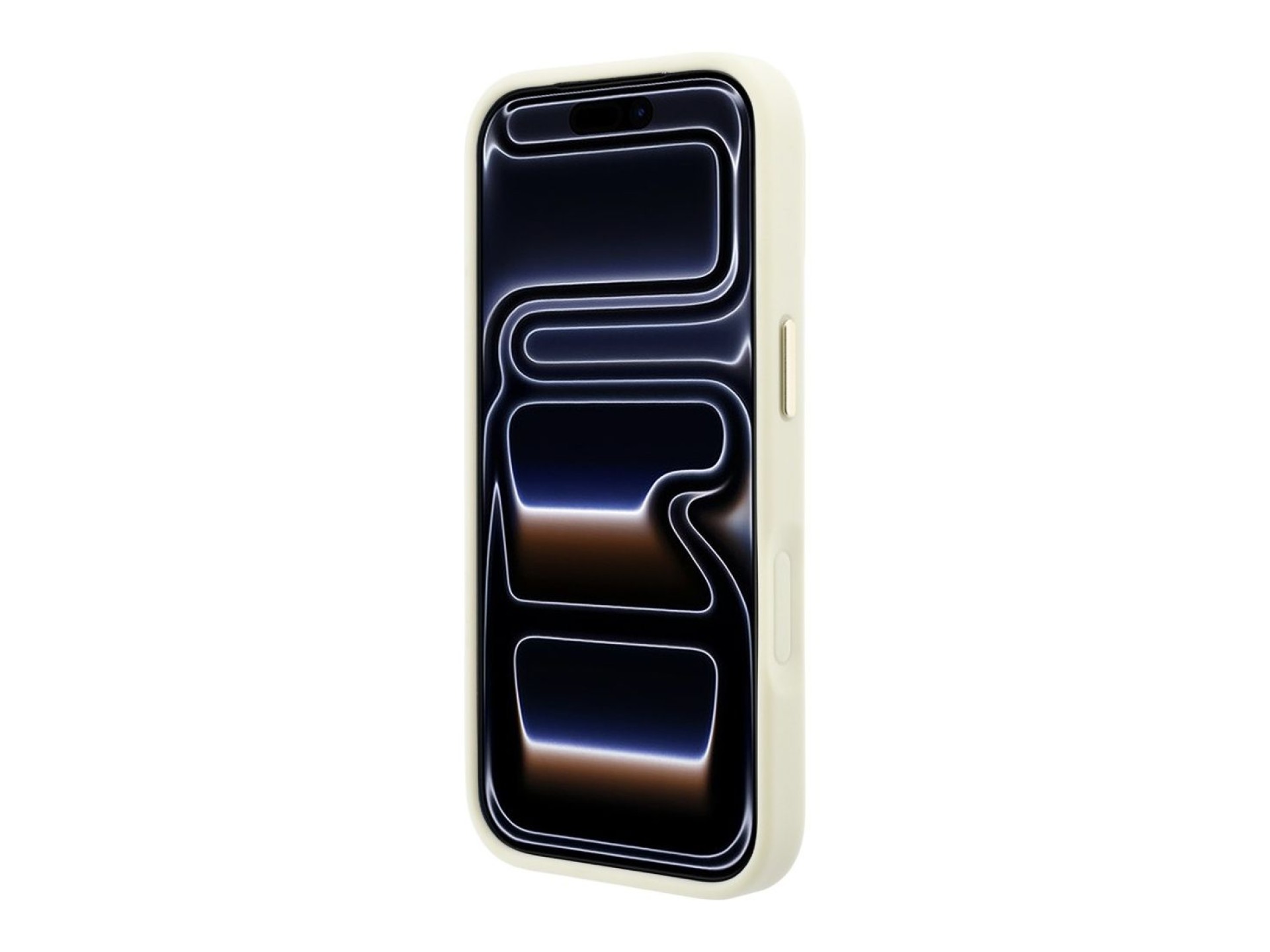 Funda Guess Ring Stand 360 Grained Classic Logo MagSafe para iPhone 18 Pro Max / 17 Pro Max - beige