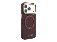 Funda Guess Ring Stand 360 Grained Classic Logo MagSafe para iPhone 18 Pro Max / 17 Pro Max - Borgoñ Funda Guess Ring Stand 360 Grained Classic Logo MagSafe para iPhone 18 Pro Max / 17 Pro Max - Borgoñ