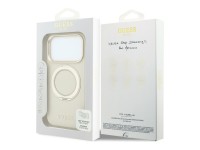 Funda Guess Ring Stand 360 Grained Classic Logo MagSafe para iPhone 18 Pro Max / 17 Pro Max - beige Funda Guess Ring Stand 360 Grained Classic Logo MagSafe para iPhone 18 Pro Max / 17 Pro Max - beige