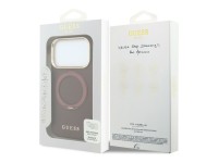 Funda Guess Ring Stand 360 Grained Classic Logo MagSafe para iPhone 18 Pro Max / 17 Pro Max - Borgoñ Funda Guess Ring Stand 360 Grained Classic Logo MagSafe para iPhone 18 Pro Max / 17 Pro Max - Borgoñ